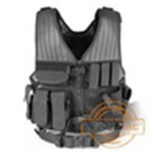 LeisonTac Military Tactical Vest, Tactical Nylon Vest for security outdoor sports hunting CS